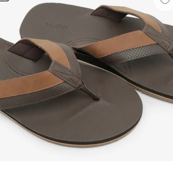 ALDO Men’s sandals, mynytho, Size 9. NEW With Box. Brown - Picture 7 of 11